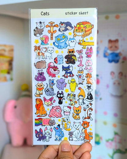 Cats Sticker Sheet