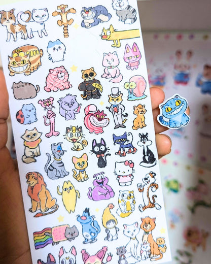 Cats Sticker Sheet