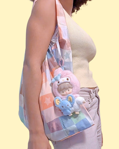 Colorblock Star Bag