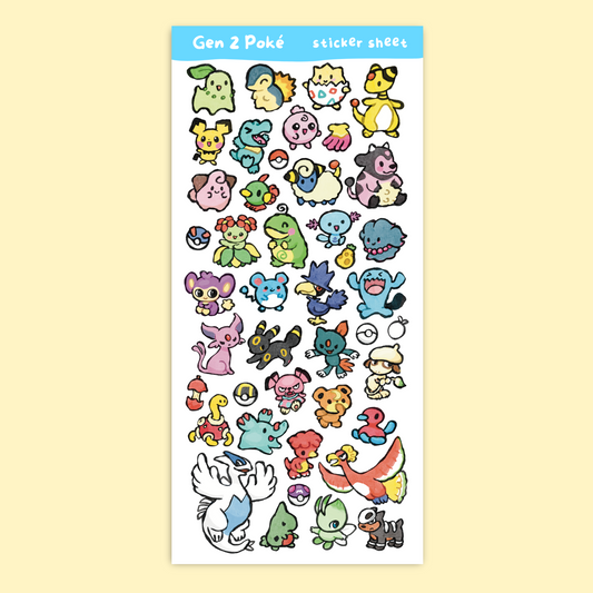 Gen 2 Sticker Sheet