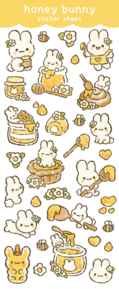 Honey Bunny Sticker Sheet