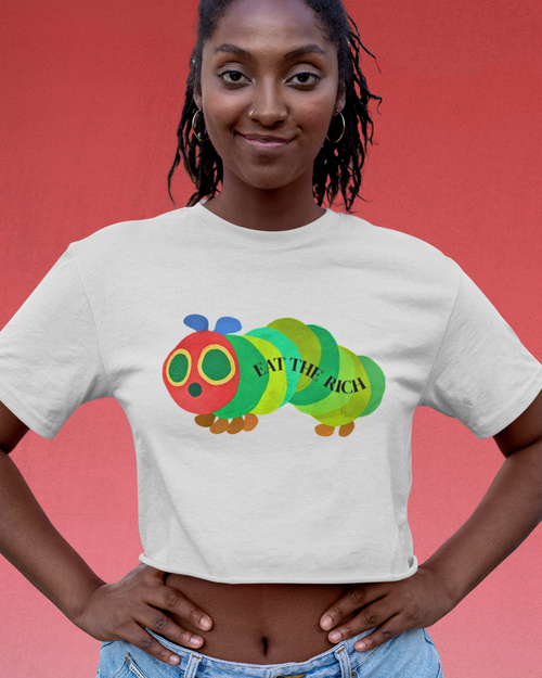 Caterpillar Crop Tee