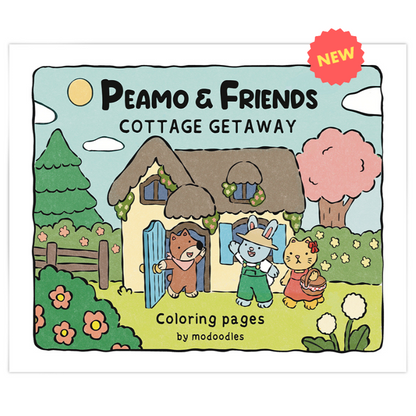 Peamo & Friends Coloring Book