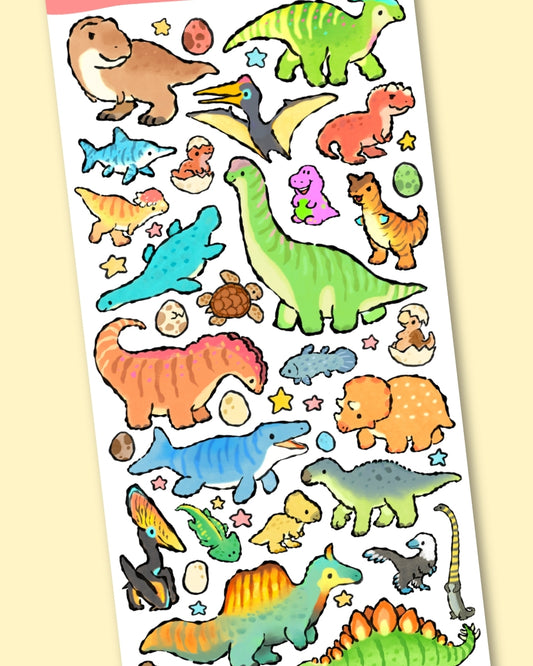Tinysaurs Sticker Sheet (Pre-Order)