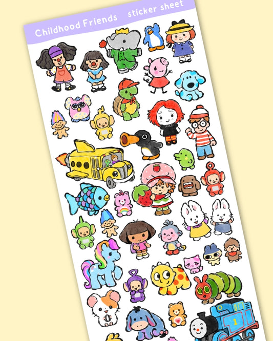 Childhood Friends Sticker Sheet (Pre-Order)