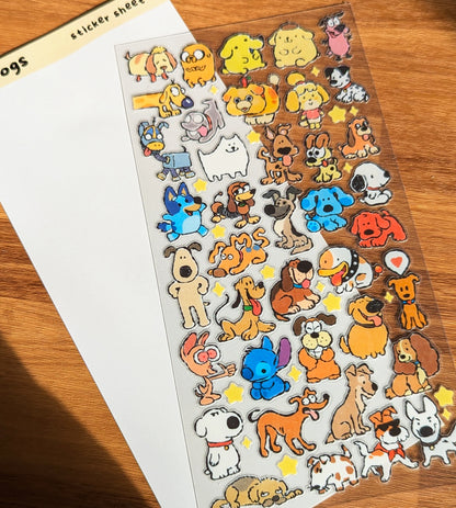 Dogs Sticker Sheet