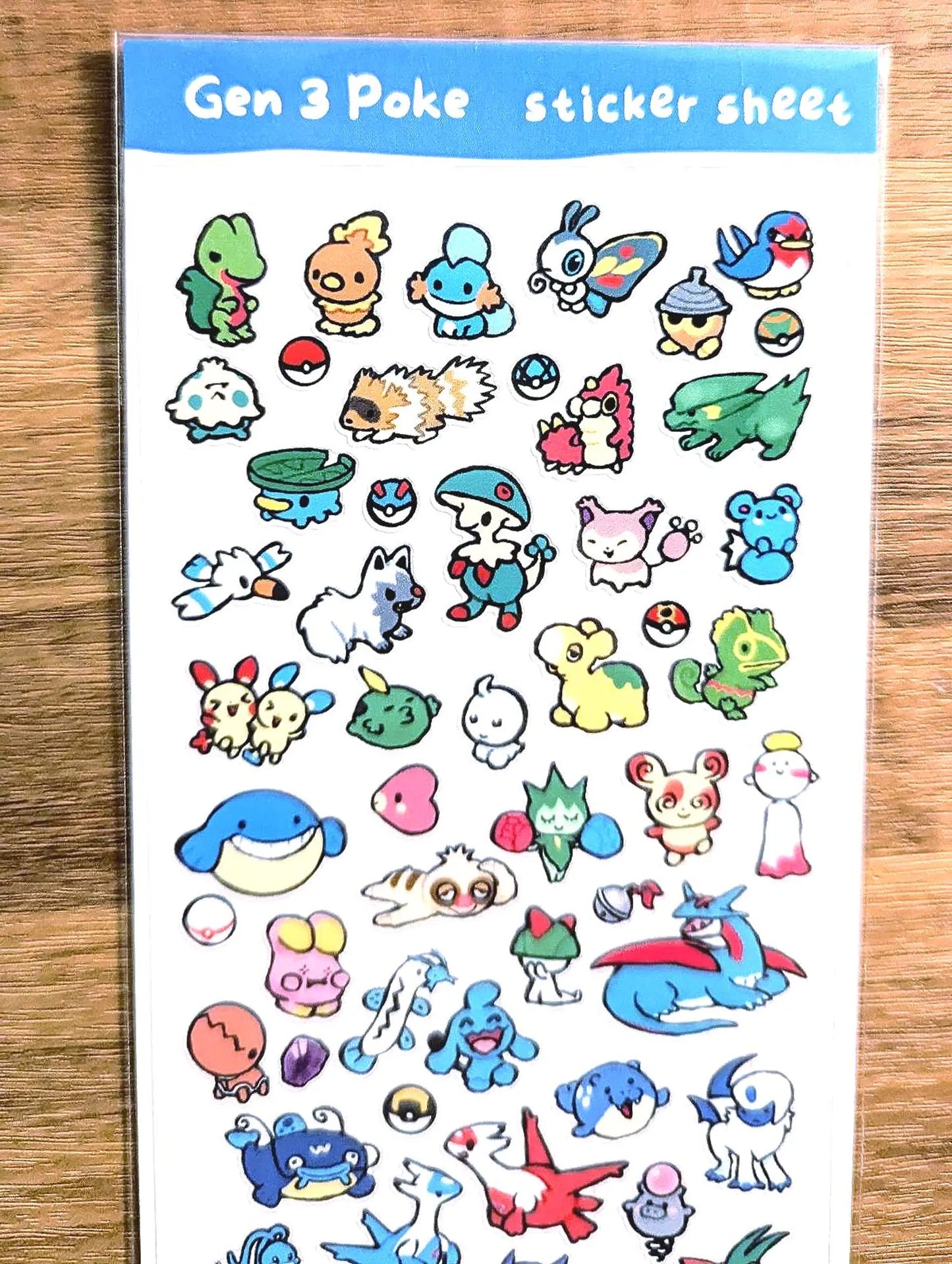 Gen 3 Sticker Sheet