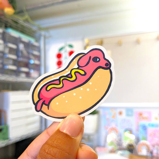 Hotdog Sticker