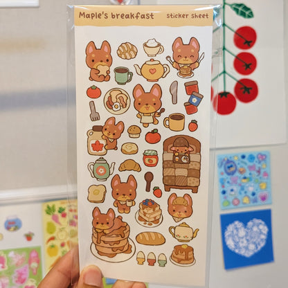 Maple's Breakfast Sticker sheet